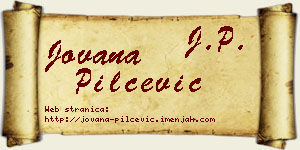 Jovana Pilčević vizit kartica